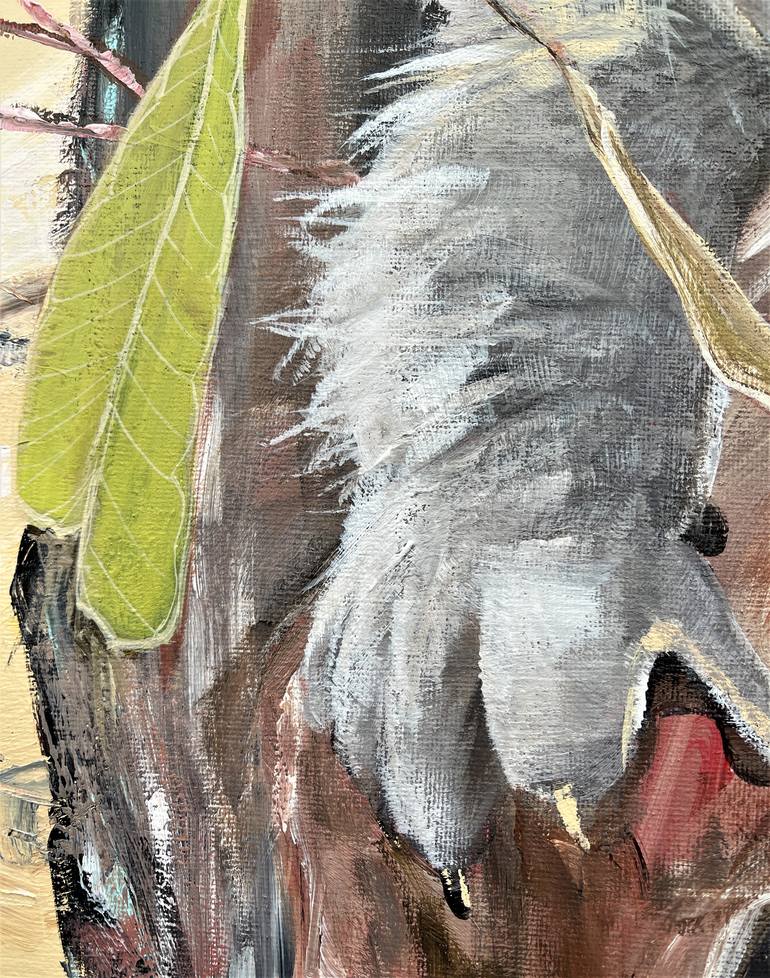 Original Expressionism Animal Painting by Hsin Lin