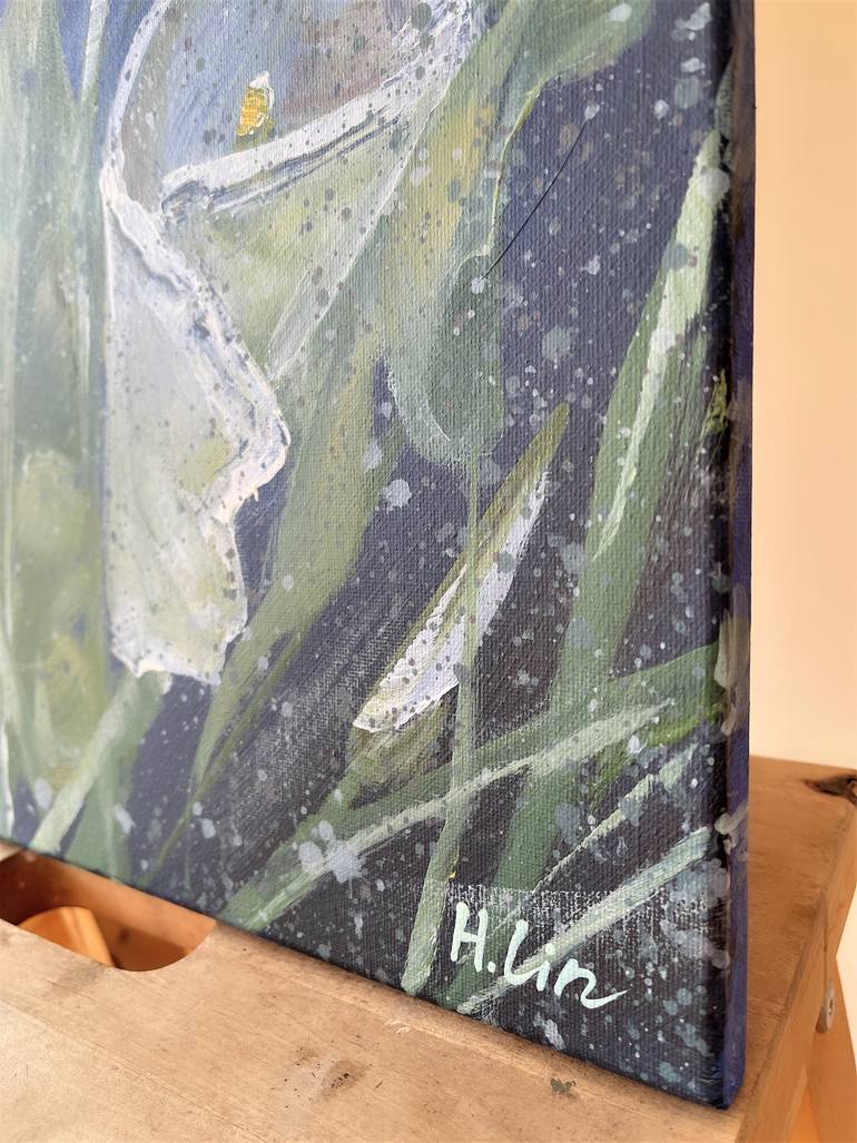 Original Abstract Still Life Painting by Hsin Lin