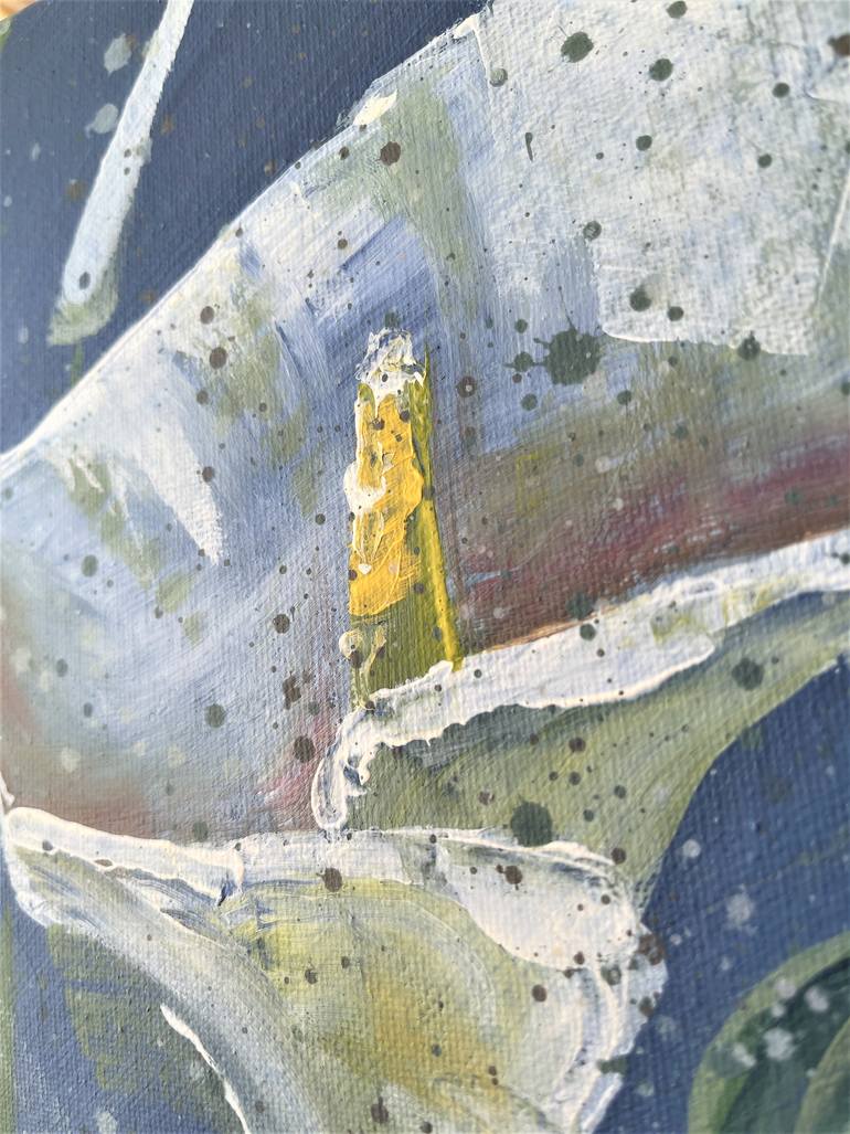 Original Abstract Still Life Painting by Hsin Lin