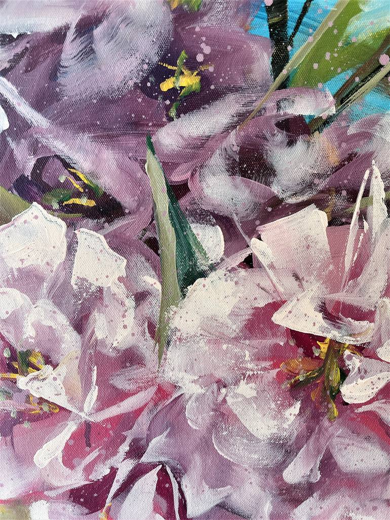 Original Abstract Still Life Painting by Hsin Lin