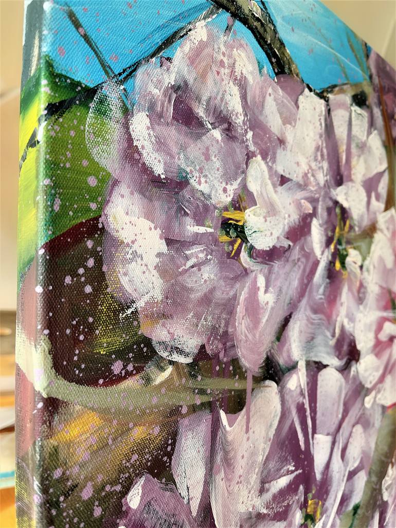 Original Abstract Still Life Painting by Hsin Lin