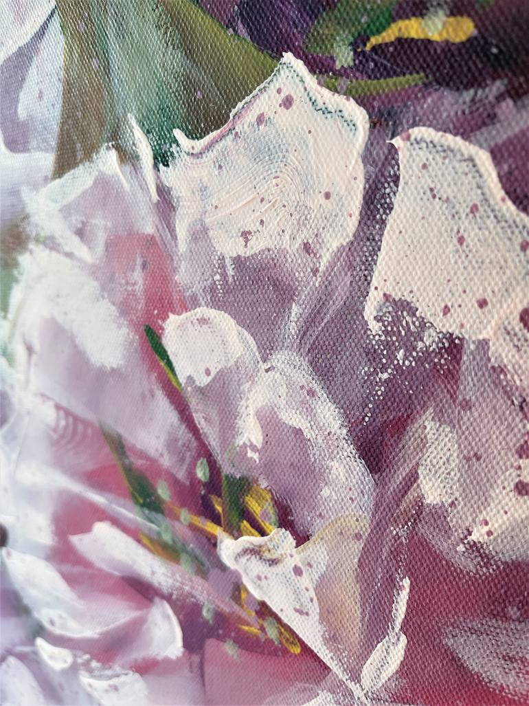 Original Abstract Still Life Painting by Hsin Lin