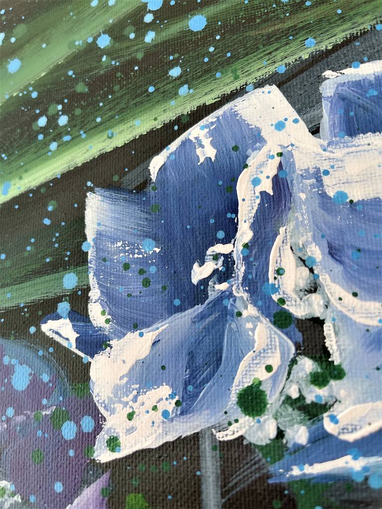 Original Abstract Expressionism Still Life Painting by Hsin Lin