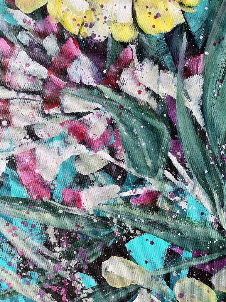 Original Abstract Still Life Painting by Hsin Lin