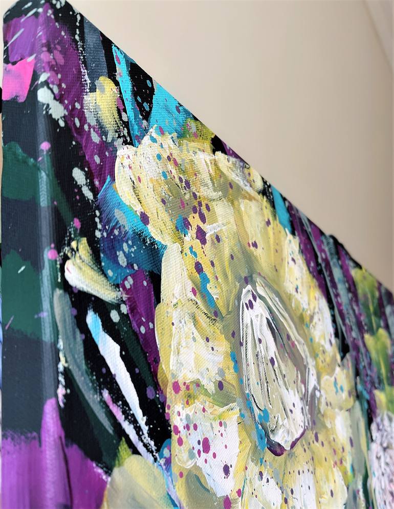 Original Abstract Still Life Painting by Hsin Lin