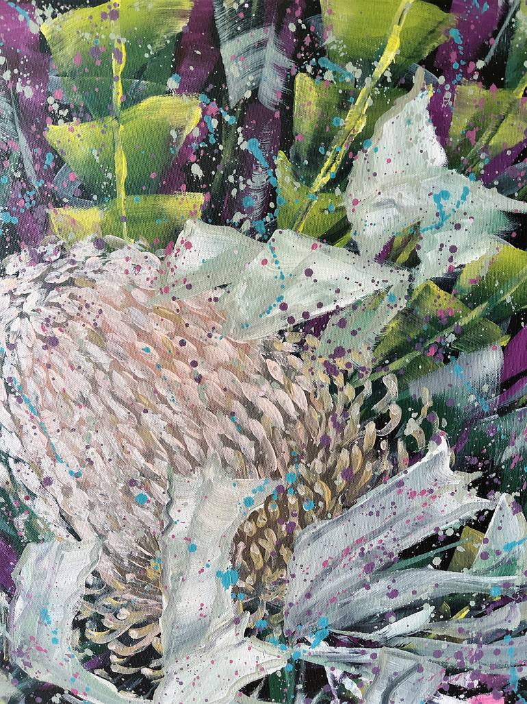 Original Abstract Still Life Painting by Hsin Lin