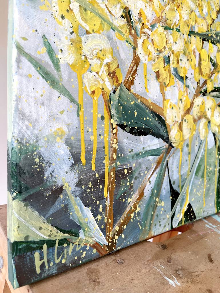 Original Abstract Still Life Painting by Hsin Lin