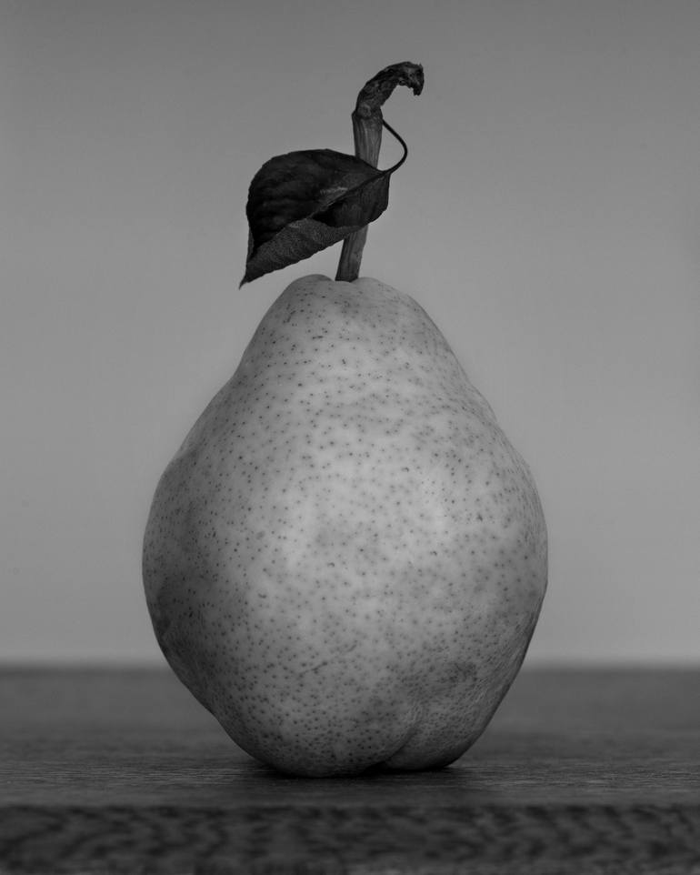 Pear Black And White Photography