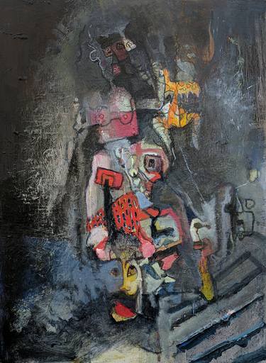 Print of Dada Abstract Paintings by Jack Avetisyan
