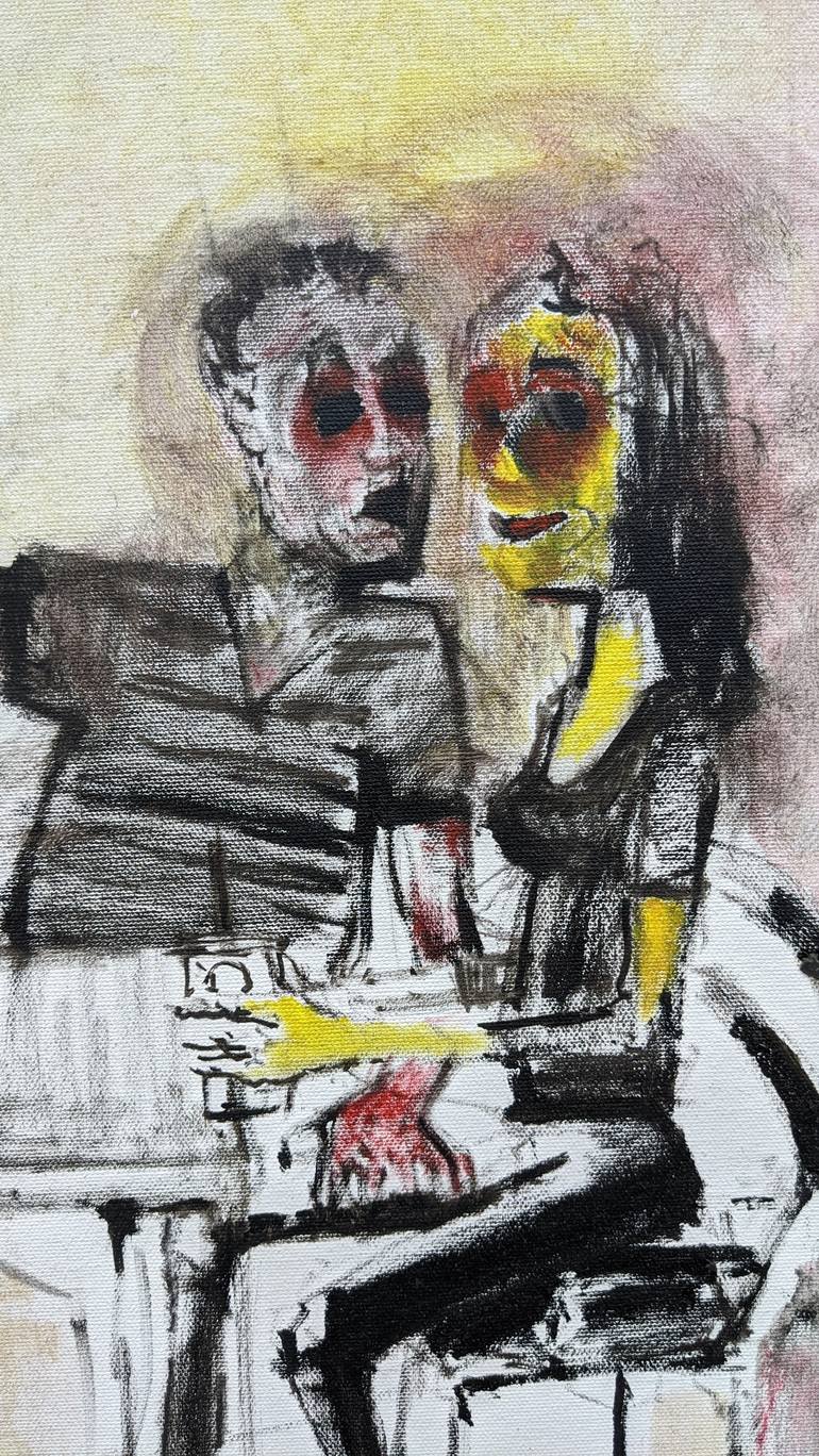 Original Expressionism People Painting by Jack Avetisyan