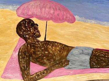 Original Beach Paintings by Nombeko Mafenuka