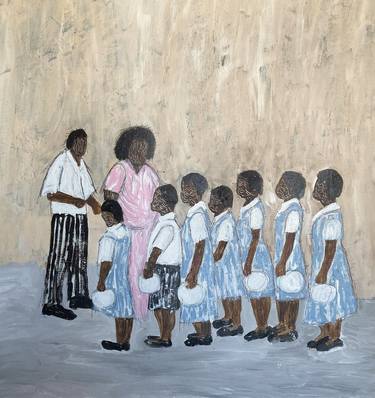 Original Children Paintings by Nombeko Mafenuka