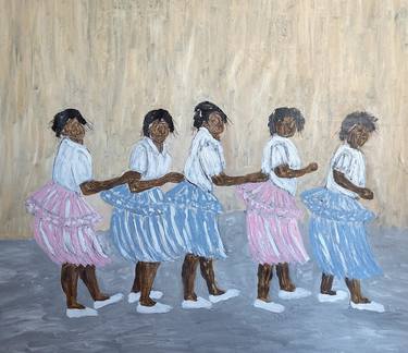 Original People Paintings by Nombeko Mafenuka