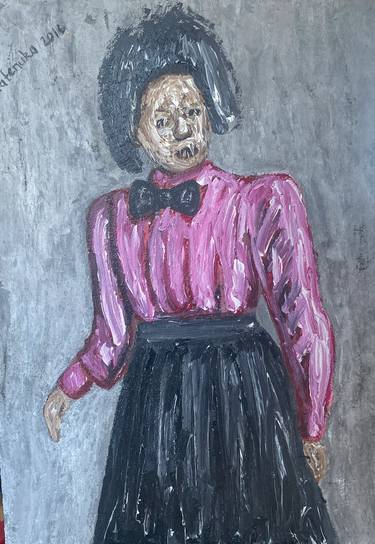 Original Expressionism Women Paintings by Nombeko Mafenuka