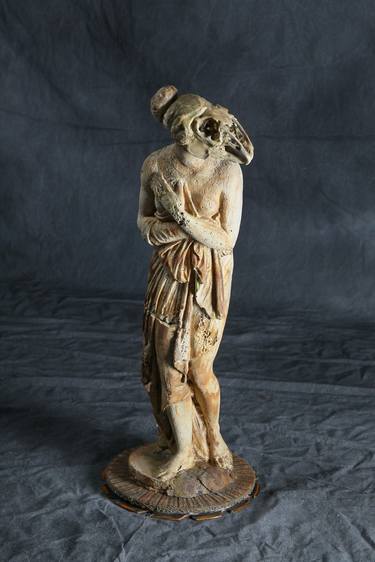 Original Classical mythology Sculpture by Gian Marco Lamuraglia