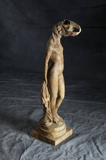 Original Classical mythology Sculpture by Gian Marco Lamuraglia