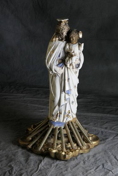 Original Modern Religious Sculpture by Gian Marco Lamuraglia