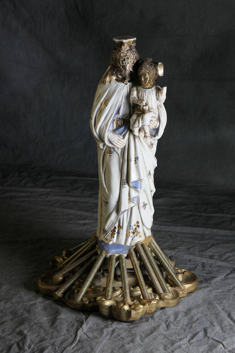 Original Religious Sculpture by Gian Marco Lamuraglia