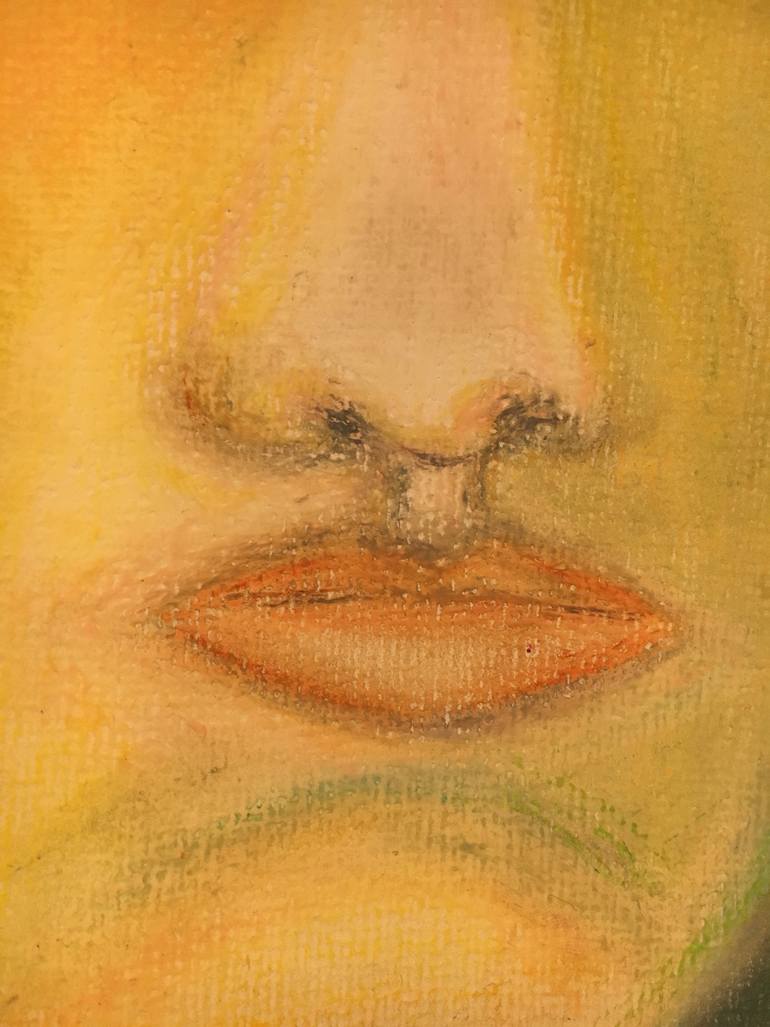 Original Expressionism People Drawing by Muriel Hecquet