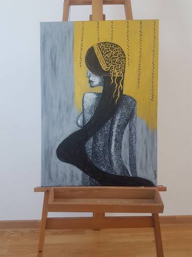 Original Abstract Women Paintings by Anca Stela Ungureanu