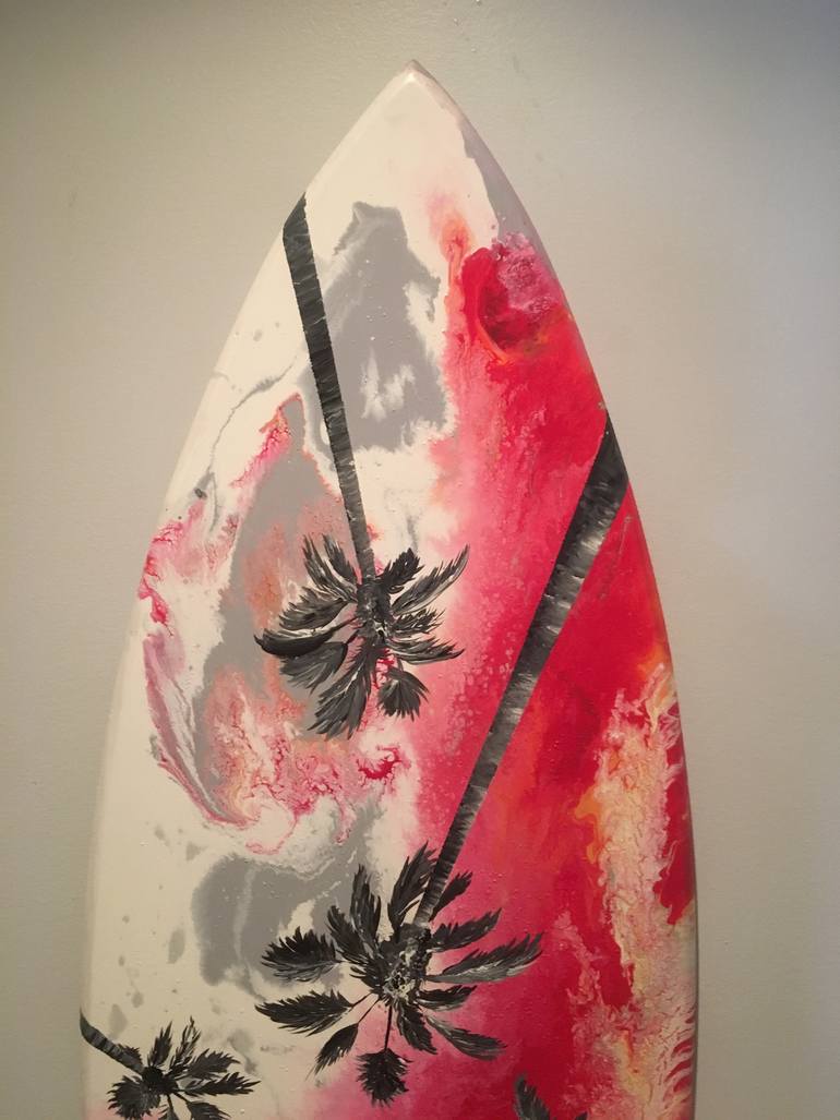Original Abstract Beach Painting by Wendy Coleman