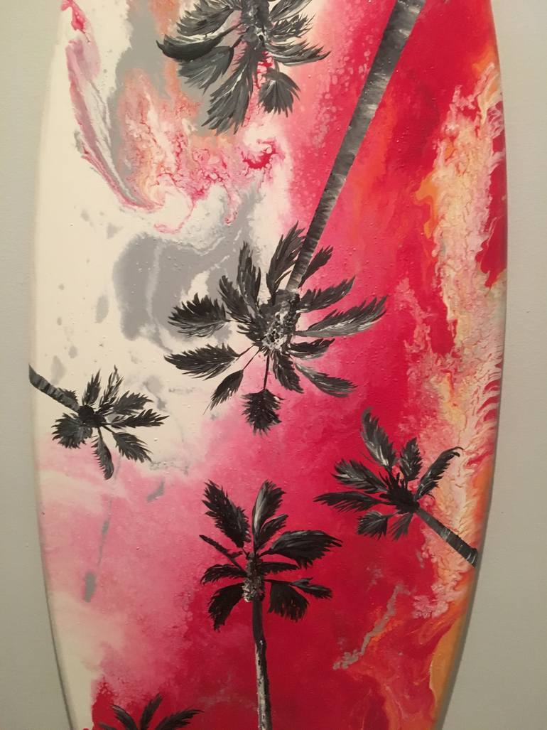 Original Abstract Beach Painting by Wendy Coleman