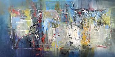Original Abstract Expressionism Abstract Paintings by Ernestine Tahedl