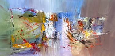 Original Abstract Expressionism Abstract Paintings by Ernestine Tahedl