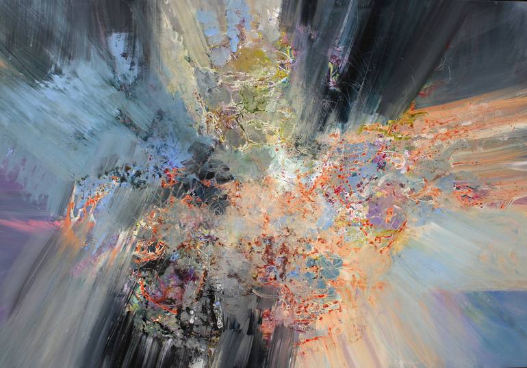 Original Abstract Paintings by Ernestine Tahedl