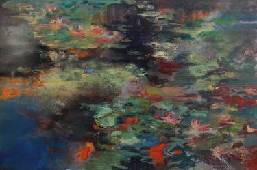 Original Abstract Landscape Paintings by Ernestine Tahedl