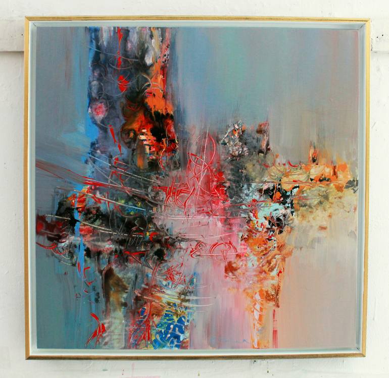 Original Abstract Painting by Ernestine Tahedl