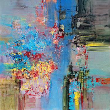 Original Abstract Paintings by Ernestine Tahedl