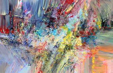 Original Abstract Paintings by Ernestine Tahedl