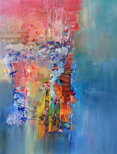 Original Abstract Paintings by Ernestine Tahedl