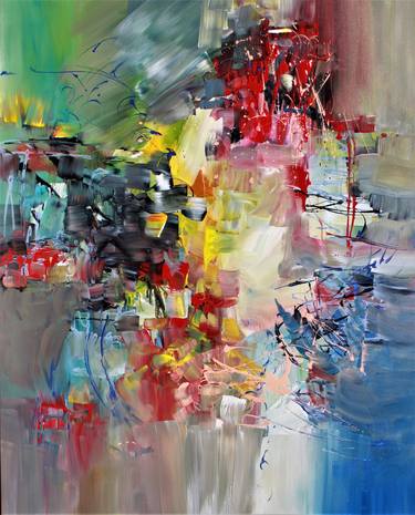 Original Abstract Paintings by Ernestine Tahedl