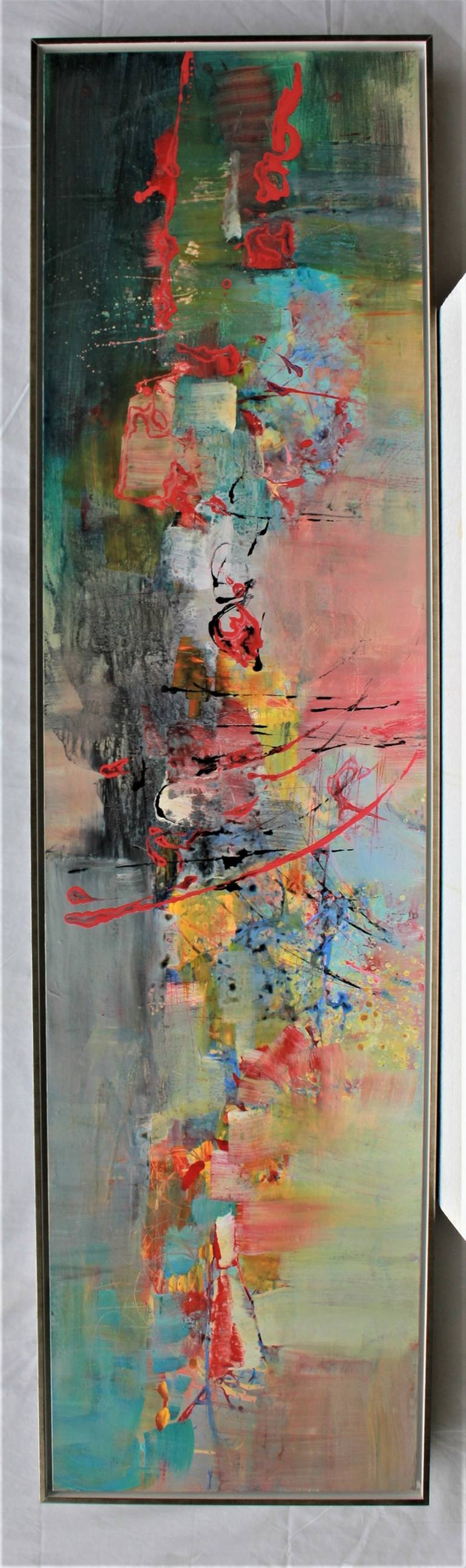 Original Abstract Expressionism Abstract Painting by Ernestine Tahedl