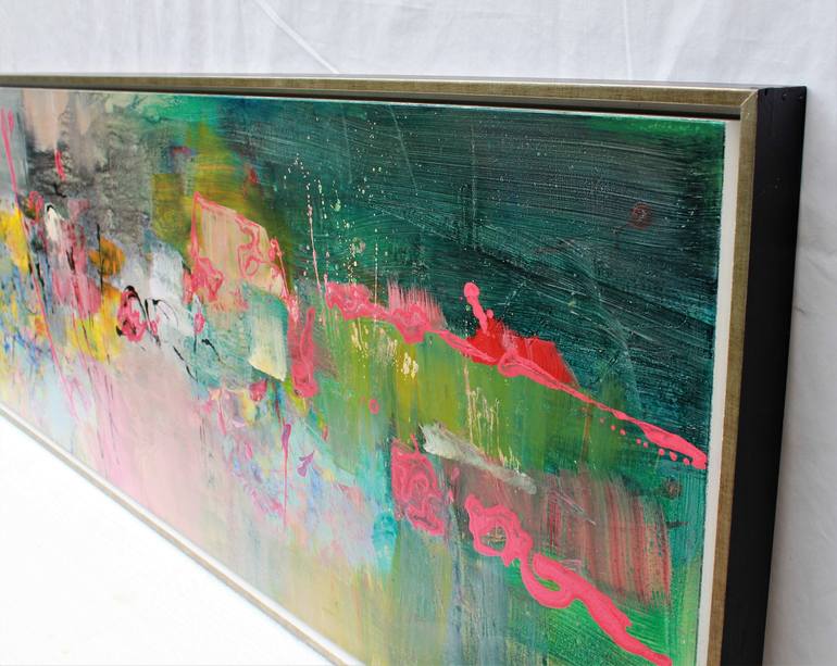 Original Abstract Expressionism Abstract Painting by Ernestine Tahedl