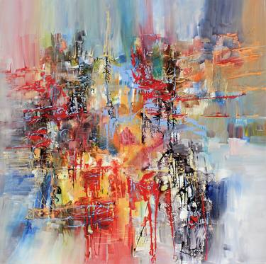 Original Abstract Paintings by Ernestine Tahedl