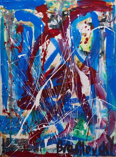 Original Abstract Expressionism Abstract Paintings by alan bell