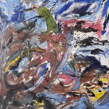 Original Abstract Expressionism Abstract Paintings by alan bell