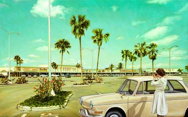 Original Automobile Painting by Steve Rosendale