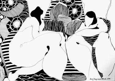 Original Conceptual Abstract Drawings by Mary Raymond Black