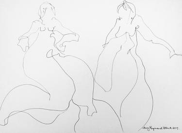 Original Conceptual Abstract Drawings by Mary Raymond Black