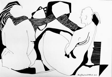 Original Documentary Abstract Drawings by Mary Raymond Black