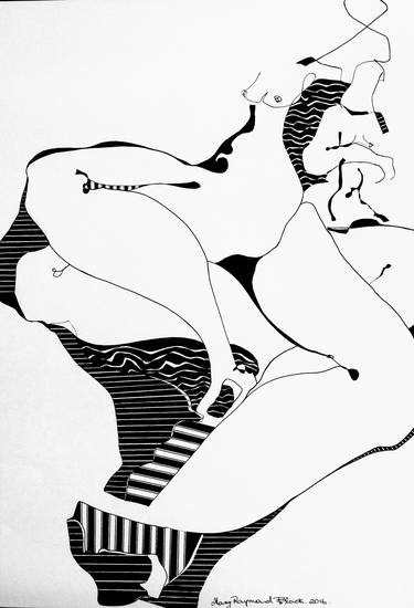 Original Conceptual Abstract Drawings by Mary Raymond Black