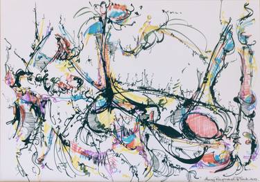 Original Abstract Drawings by Mary Raymond Black