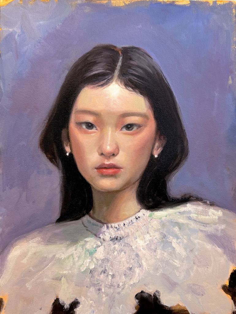 Original Portraiture Women Painting by Phattara Chattuphattarakul