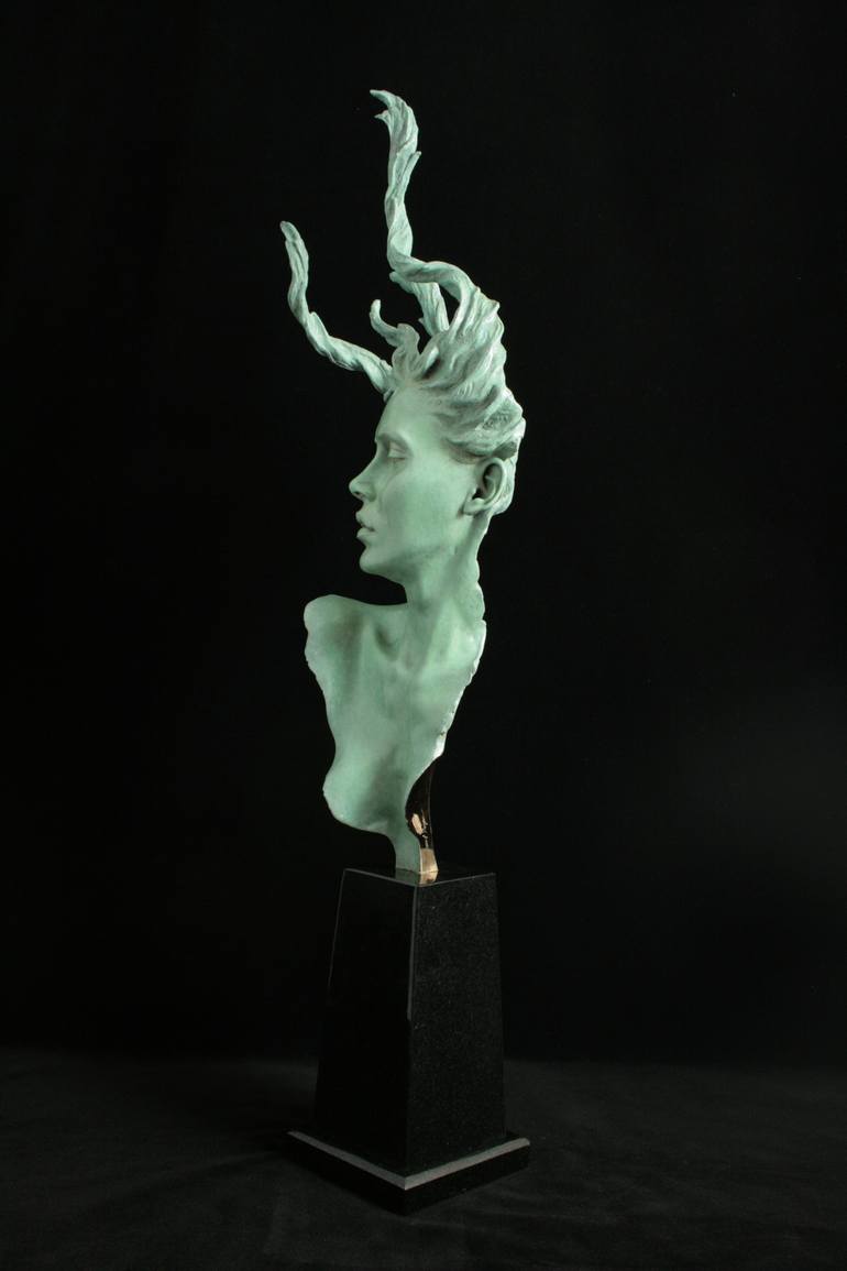 Original Figurative Women Sculpture by Carl Payne