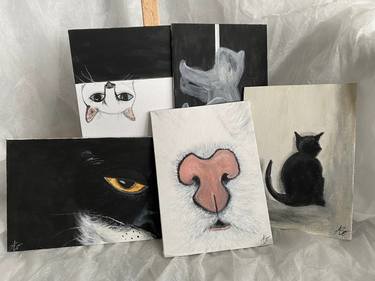 Original Abstract Animal Paintings by Anezia Sanchez