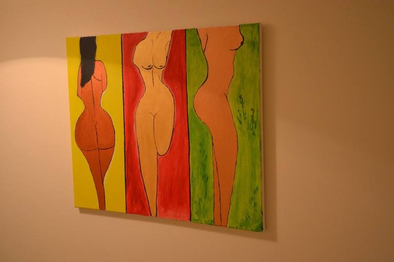 Original Abstract Expressionism Abstract Painting by Anezia Sanchez